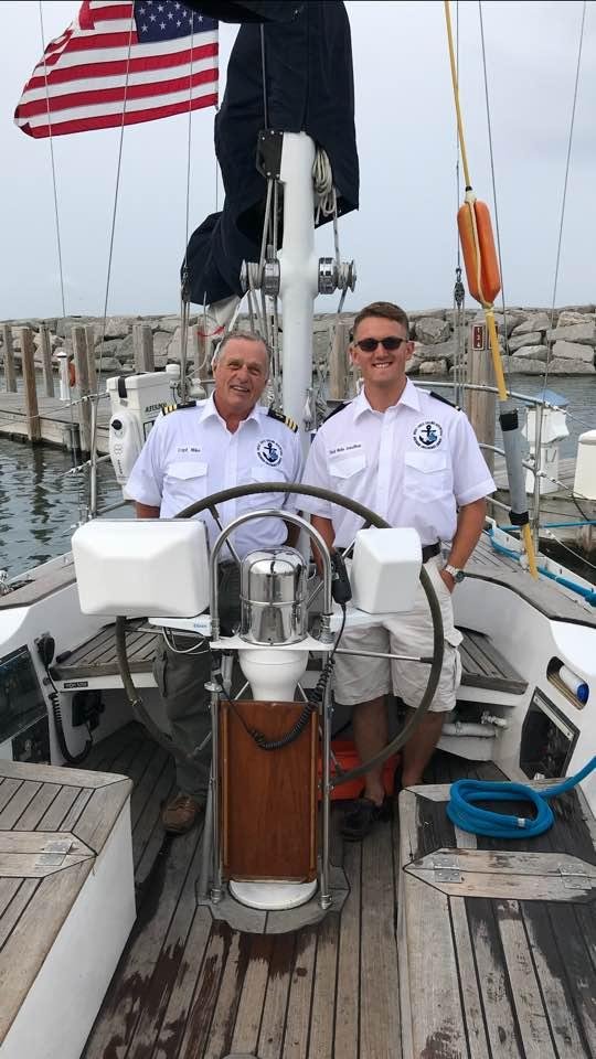 Captain Mike!! Taking Scout troops out to teach them about the Great Lakes! #mydadiscoolerthanyours