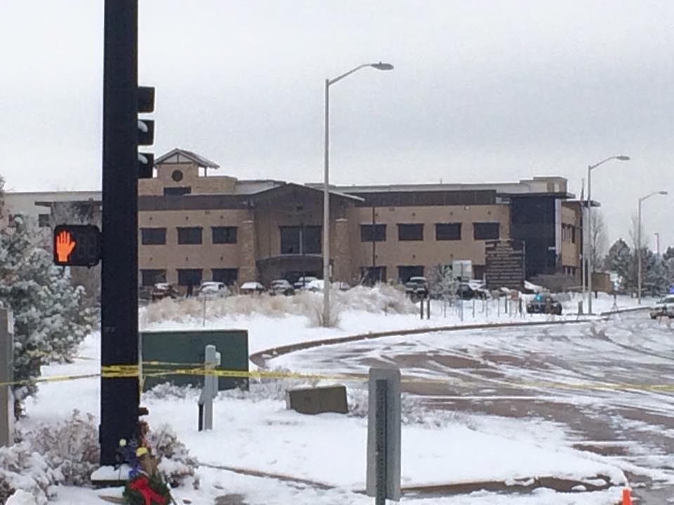 From tragedy (police processing crime scene at Planned Parenthood's shooting yesterday)