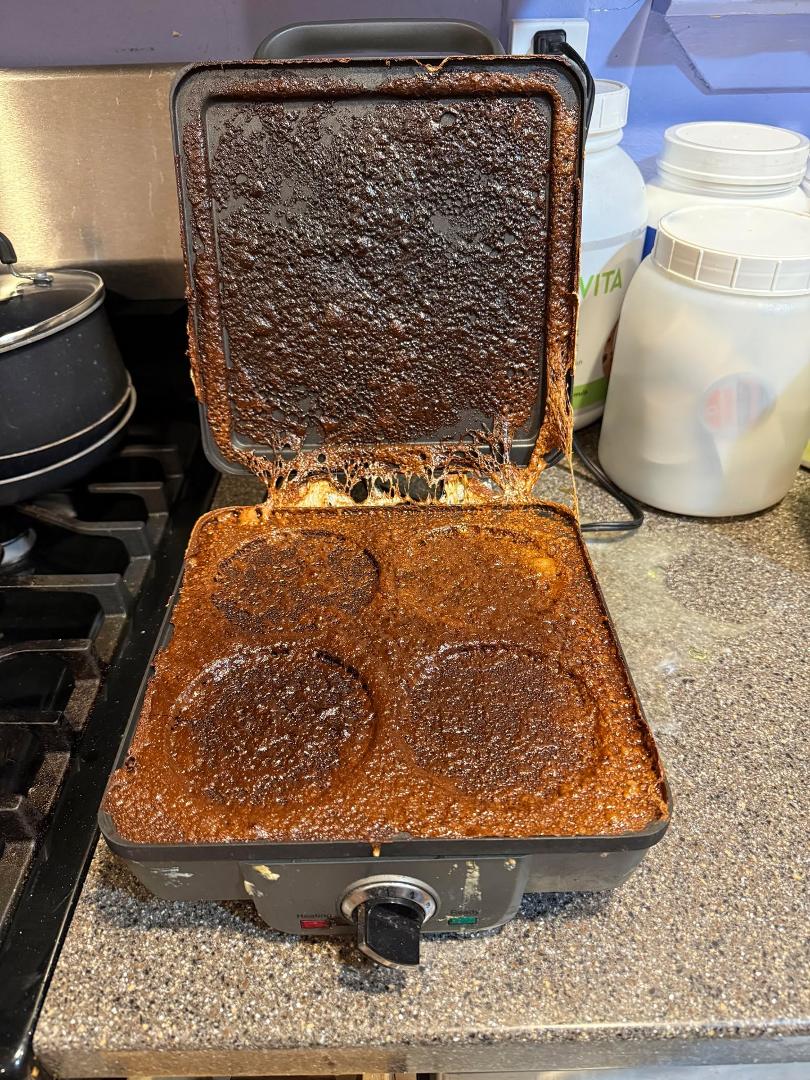 Anybody up for a tasty treat of my renowned smoking pancakes?