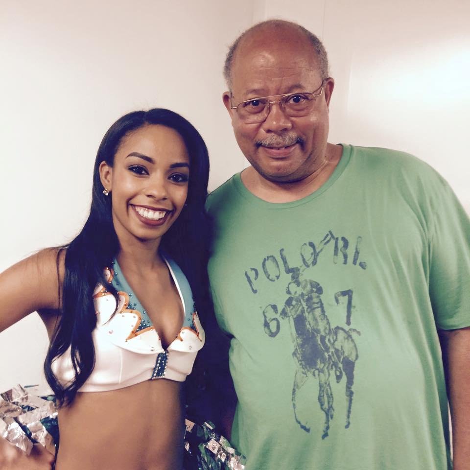 Miami Dolphins Cheerleader on Ship