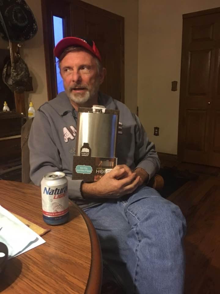 Boo got Jr a new flask