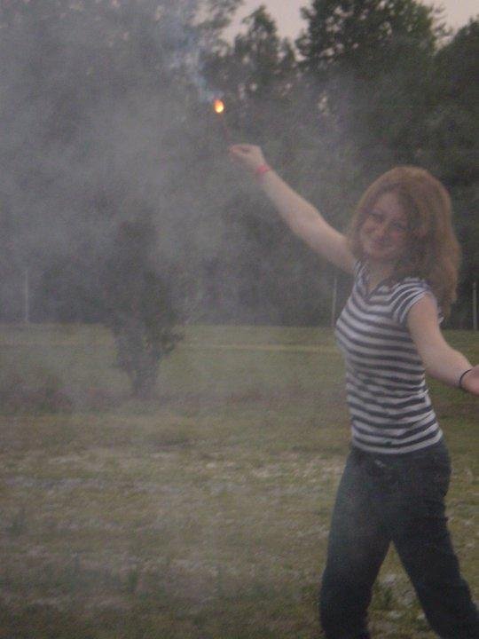 Meaghan is finally having fun!