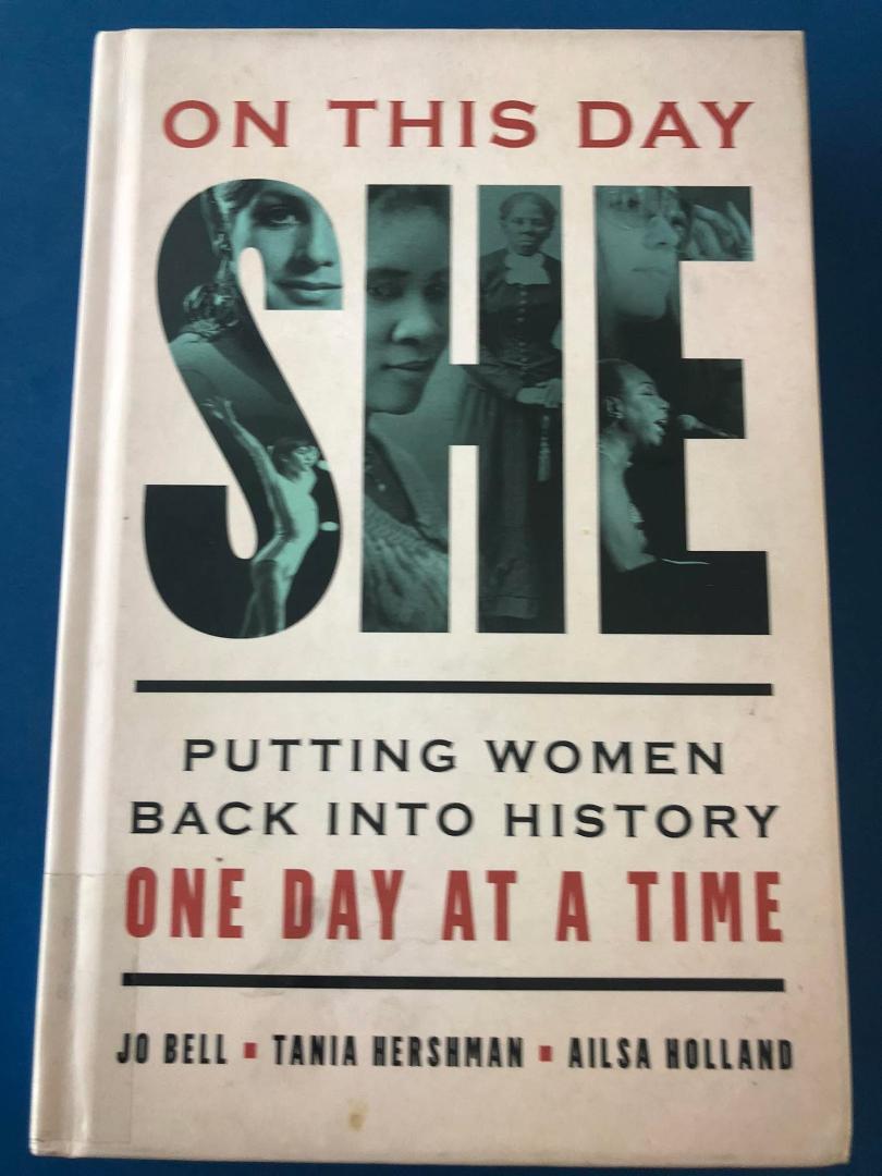 Race fans! Shameless free public library plug #3,456 7/8: “On this day She, putting women back into history one day at a time,” Jo Bell, et al, c2022.
What I learned: we should have this as a coffee table book, something y