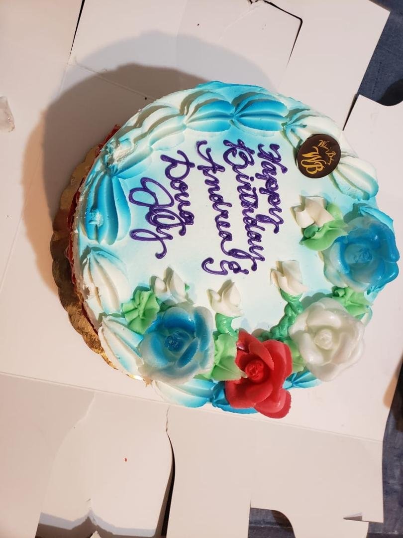 Celebrating Andrea and mine birthday .
