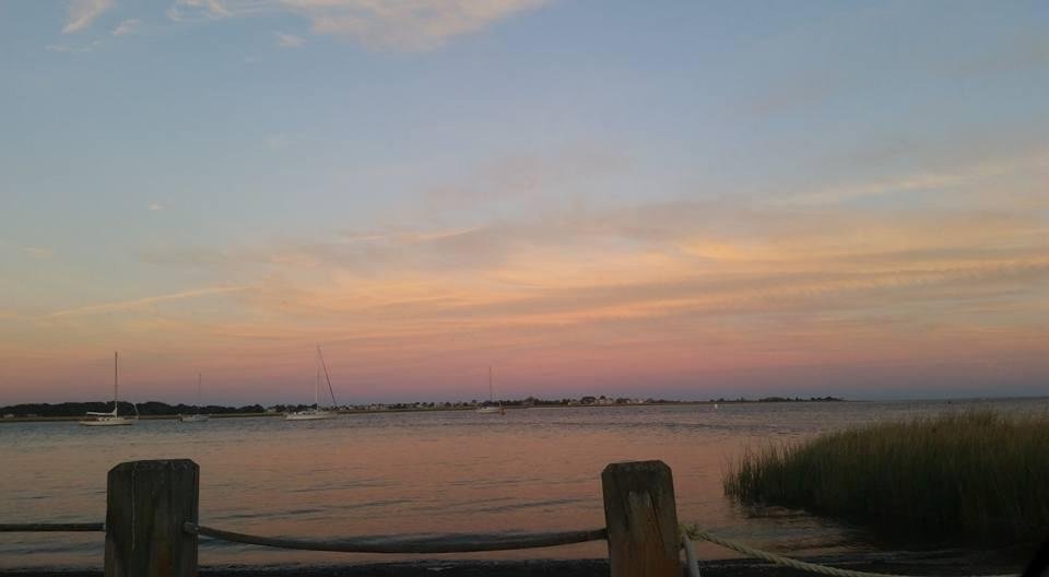 A lovely sunset on the river