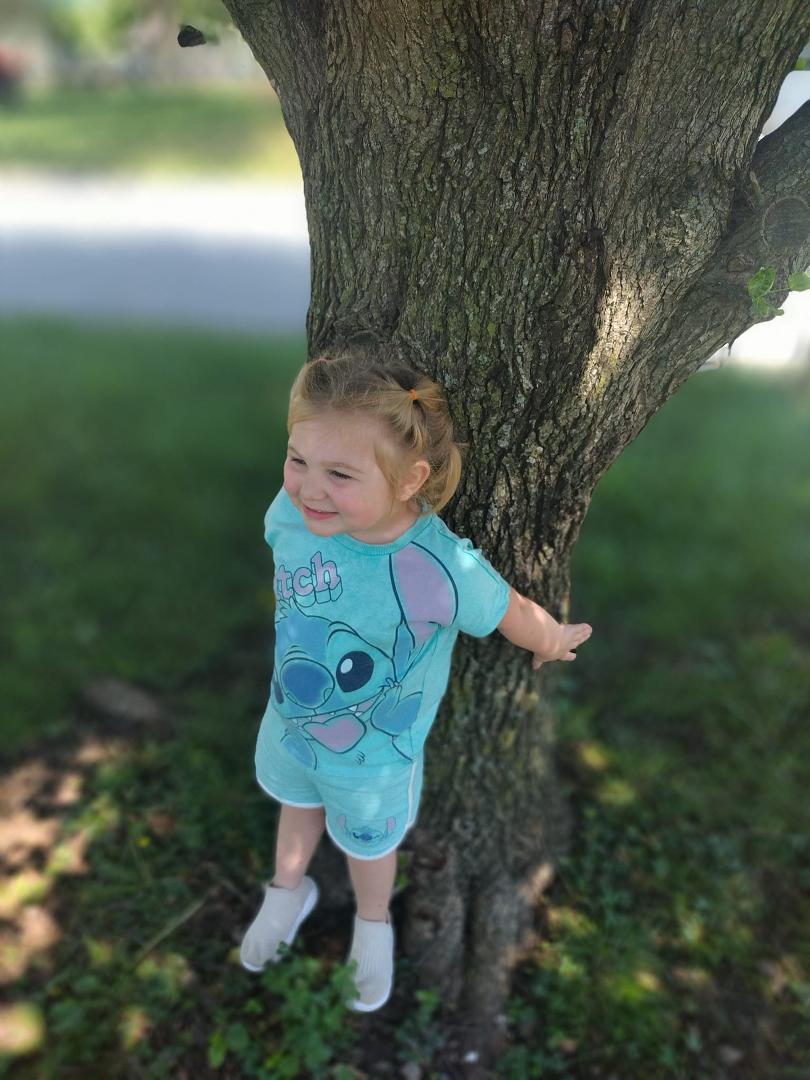 Having a great day with my granddaughter Payton