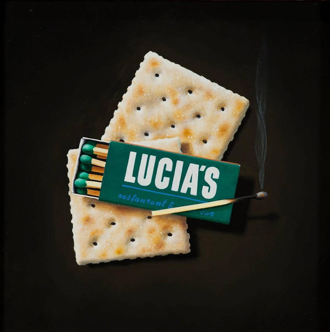 "Firecracker"
6" x 6"
Oil on Linen on Panel
©2020
This is a commission for a client. Apparently, 'Lucia's' is/was their favorite restaurant. Hot stuff....?😉
gregwestart.com