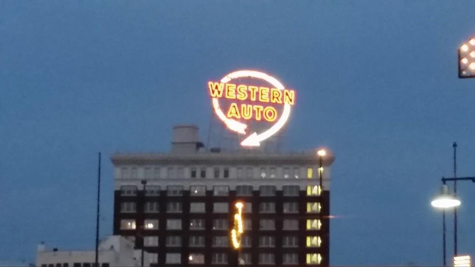 Iconic Western Auto sign...Downtown K..C.