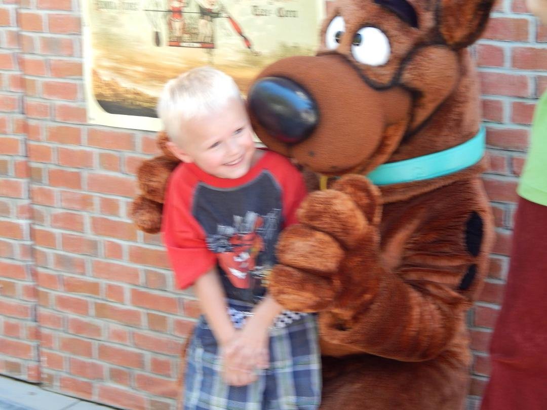 Koltin Dykes (Grandson) and Scooby Doo