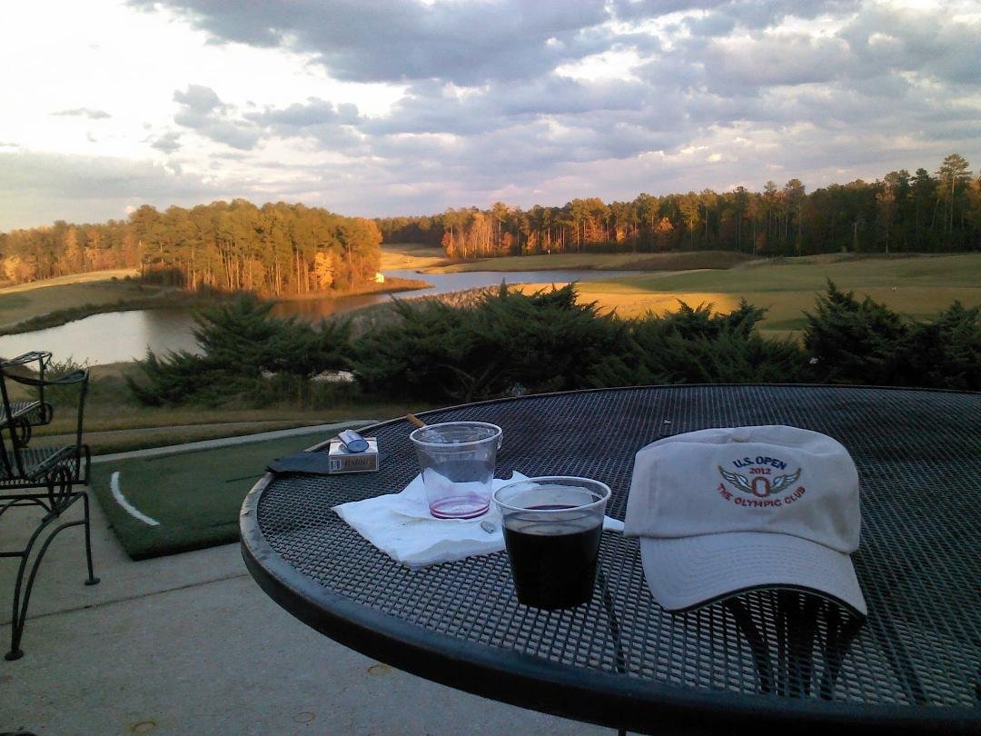 Royal New Kent Golf Club, after round drinks.