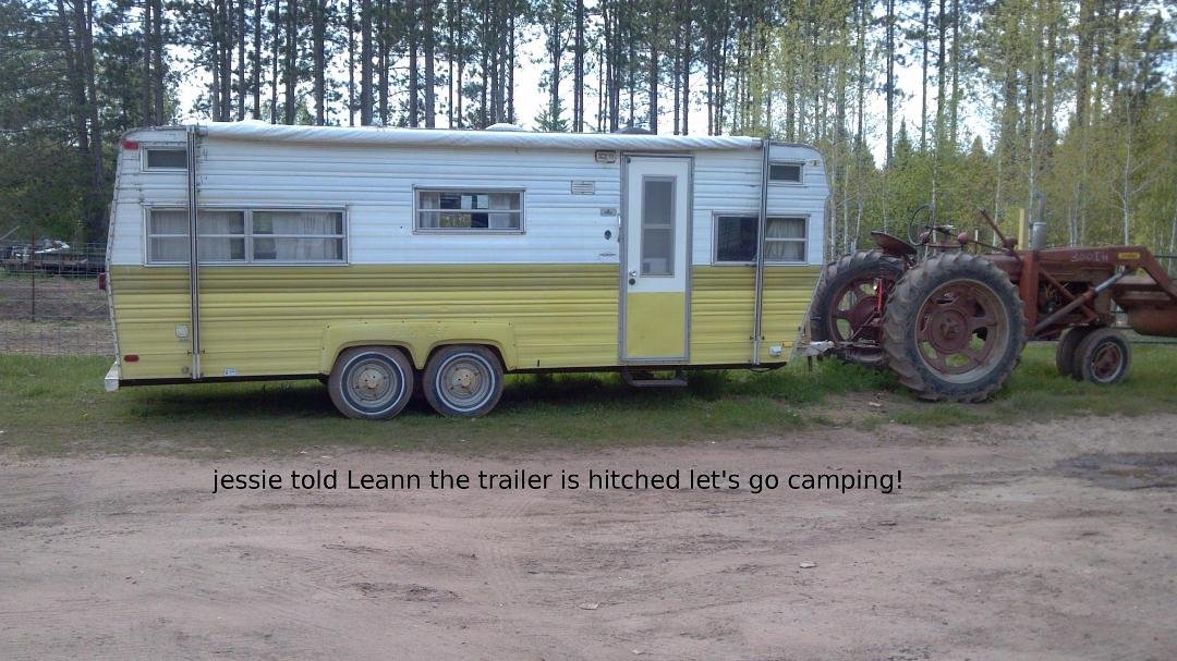 Jessie's Idea of camping on memorial day