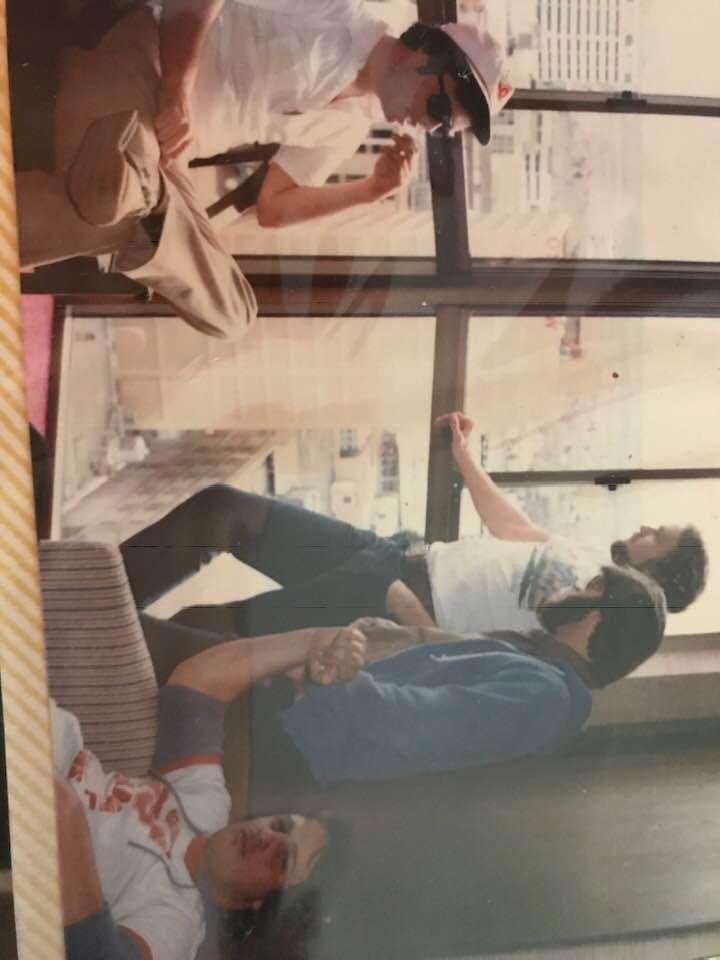 Jon Hanlon Bruce Effisimo Jerry Beougher Tim Rodgers classic photo. Missing Ken Ditty. Right?!!!