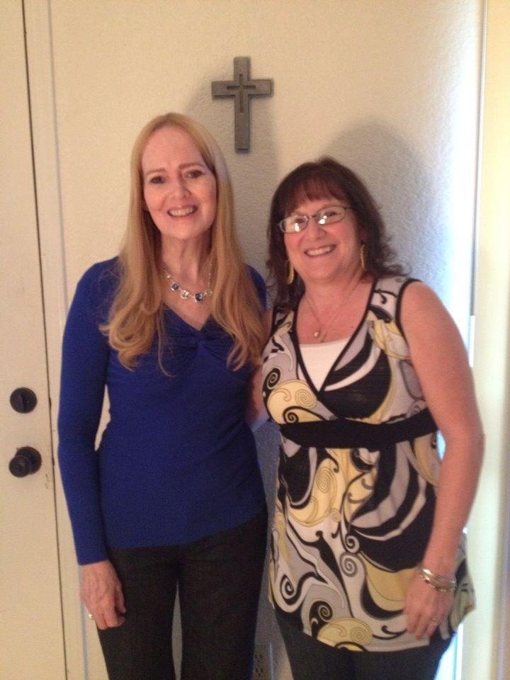 Rebecca Vaughan Osterhout and Dee Ann Hanks Grom are off to the second night of their 40th HS reunion!