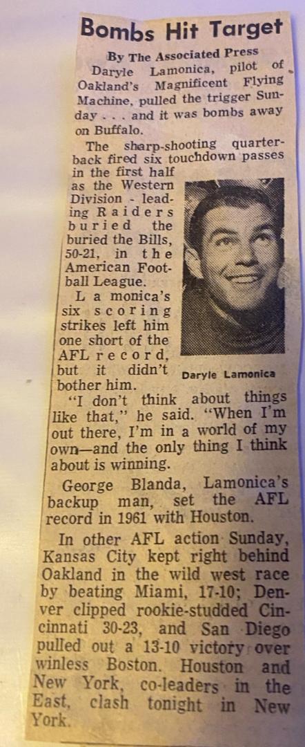 The story of the game. O.J. played and fumbled! Keith got his autograph!