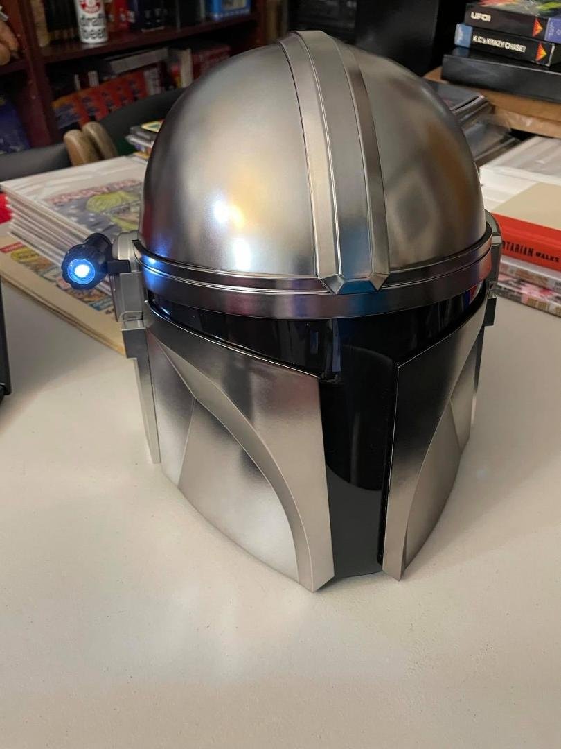 My birthday present from my wonderful wife Diane.  It pairs up nicely with the Amban sniper rifle she got me for Christmas which leads to a funny story.  She had actually bought me a different helmet at Christmas to go with