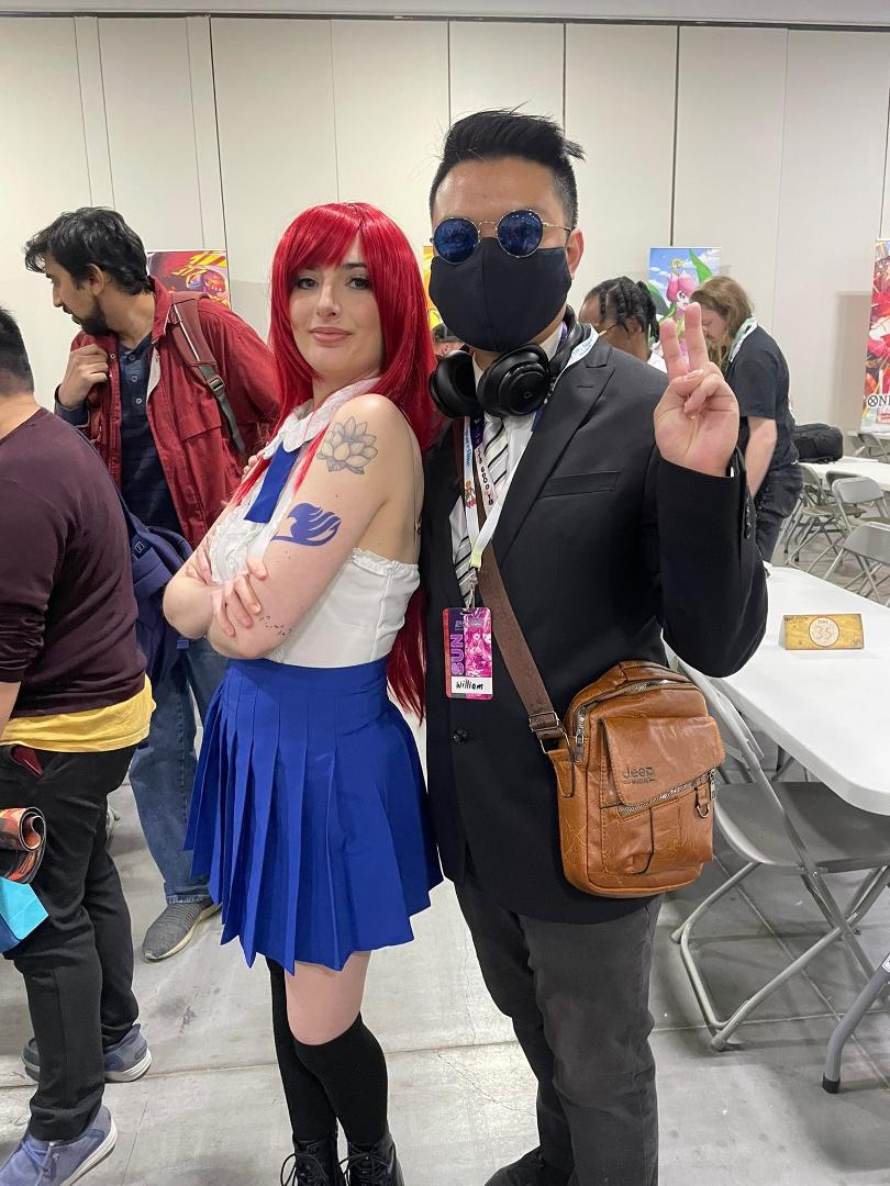Me and a cosplayer