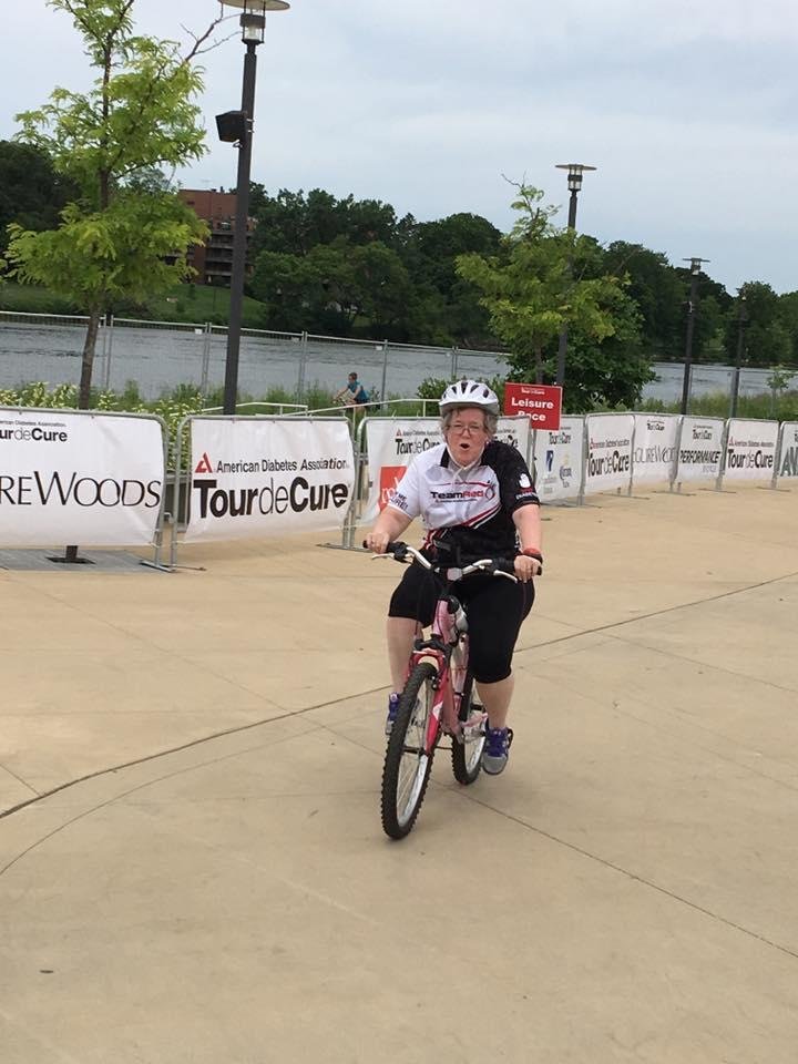 Proud of my wife who stuck it out all the way and did the whole 20 miles. As she crossed the finish line she yelled, you owe me a stake dinner Lol!!!!!
And Yes she'll get one!!!!!