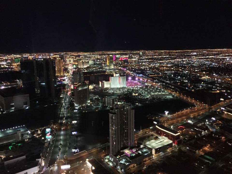 Las Vegas from Stratosphere tower. At the NAUI member reception 👍