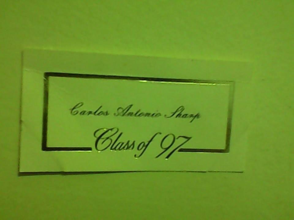 GRADUATION ANNOUNCEMENT CARD WITH MY FULL BIRTH NAME OF IT!