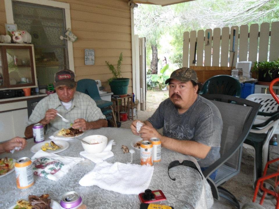 Tio Beto and Frank ( Elvia's husband)