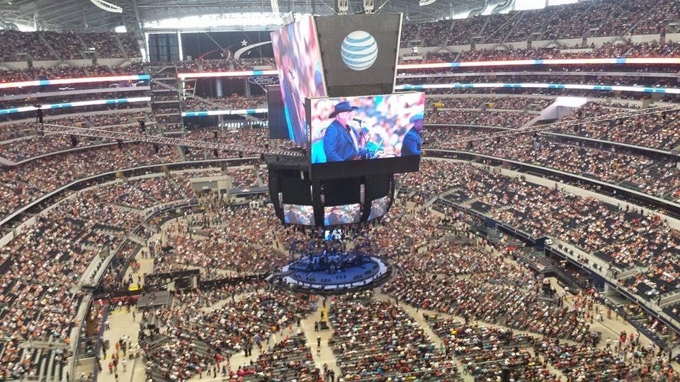 AT&T stadium. George is in the building