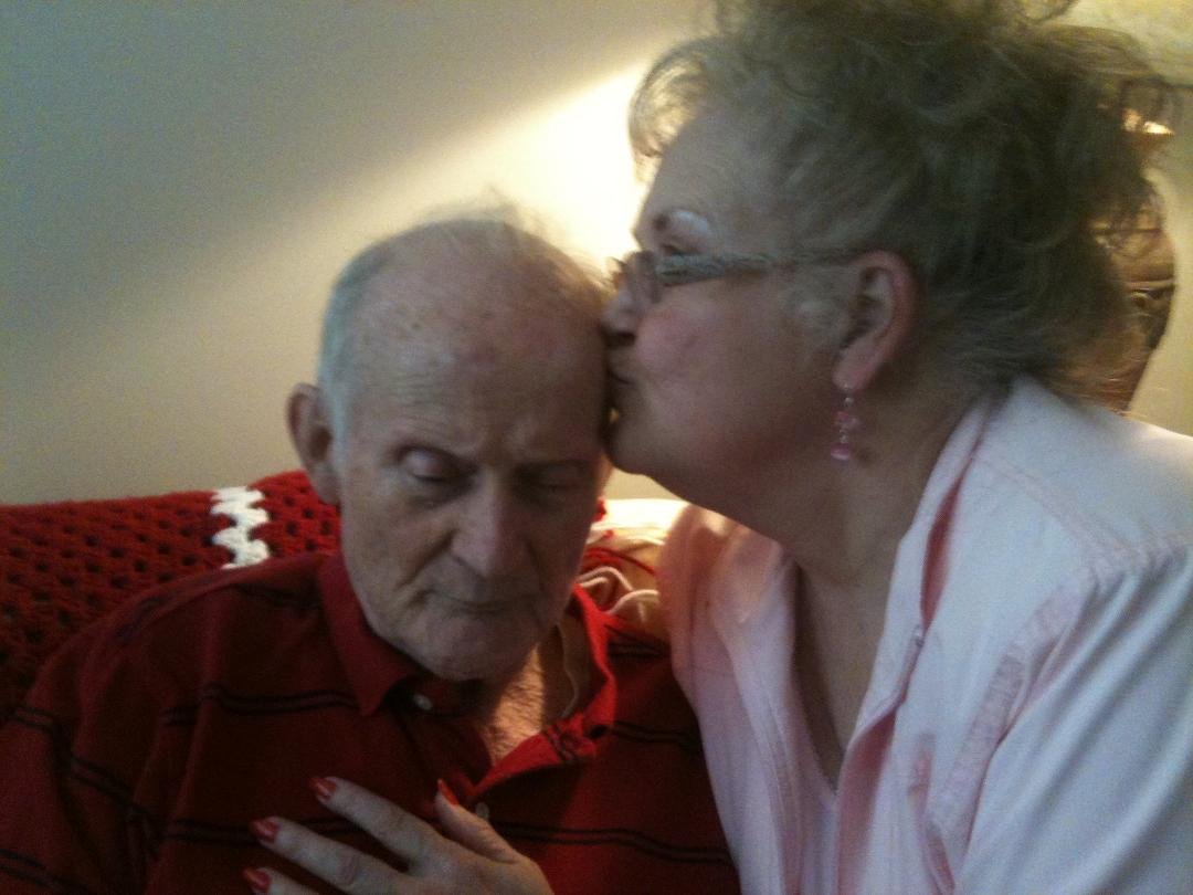 Bill and I at nursing home recently