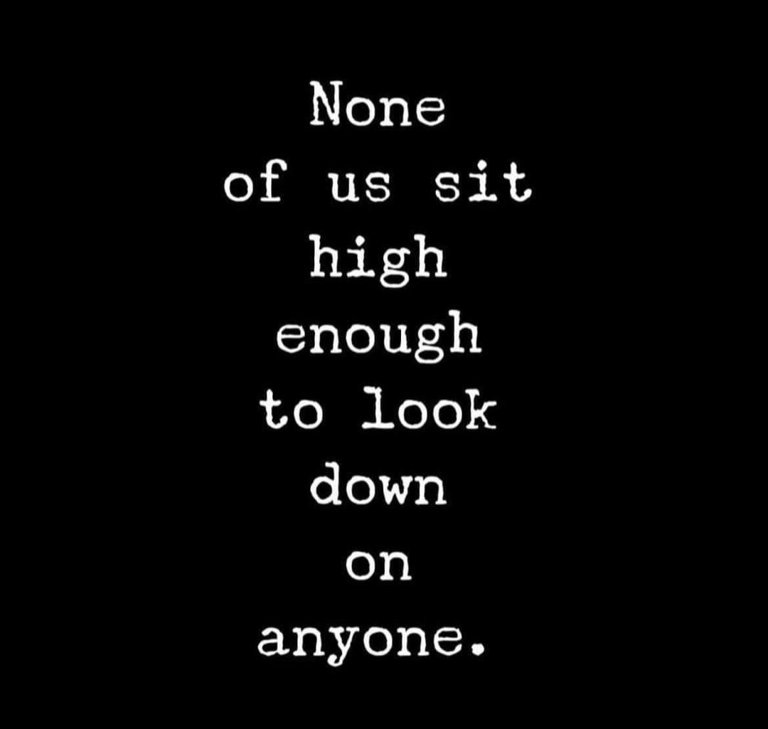 Be humble