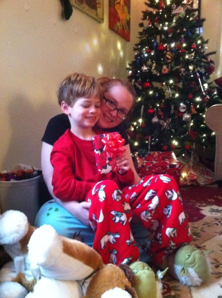 Merry Christmas! Check out the slippers...