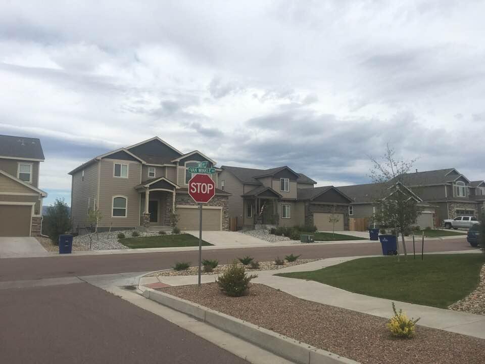 A street corner with names of my Niece