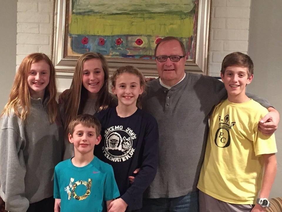 Papa John and the grandkids...