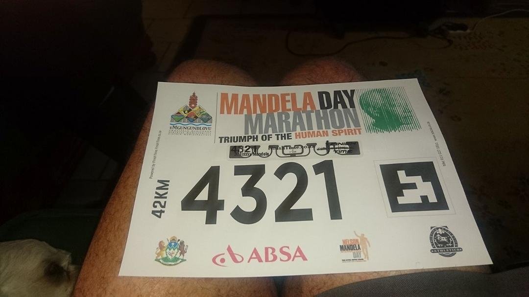 Mandela Marathon 42 km number