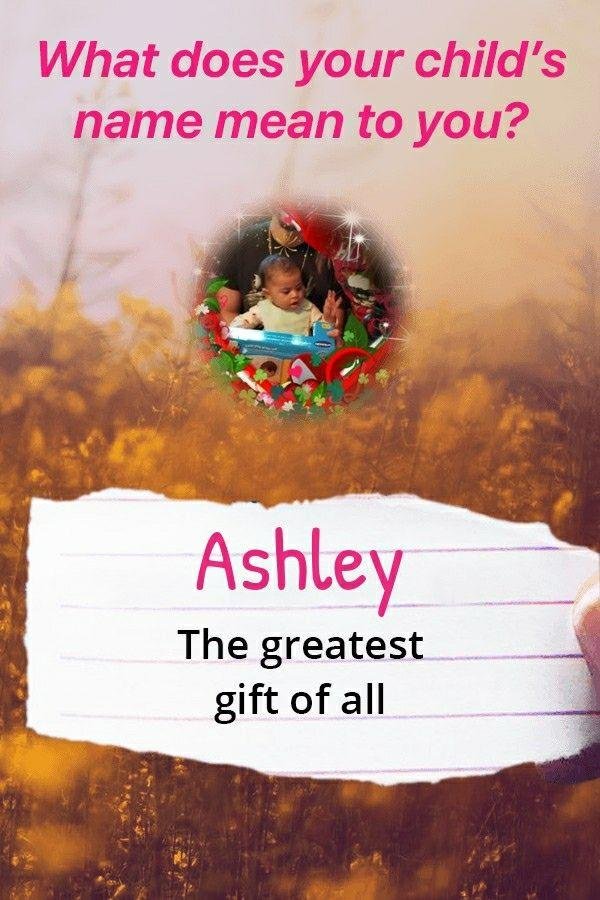 What does your child’s name mean to you? #omg