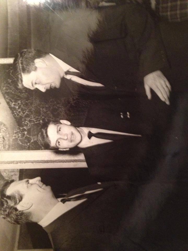 My daughter just found this behind my fathers picture. Anyone know who this is? My father is the one all the way to the right. Morgan Neilson Mary Jo BoudinotTim NeilsonLarry NeilsonPaul NeilsonEd NeilsonJeff Neilson