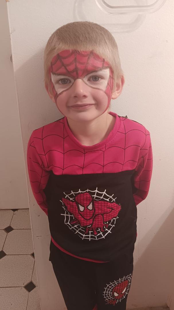 Face paint I did for my brother's birthday