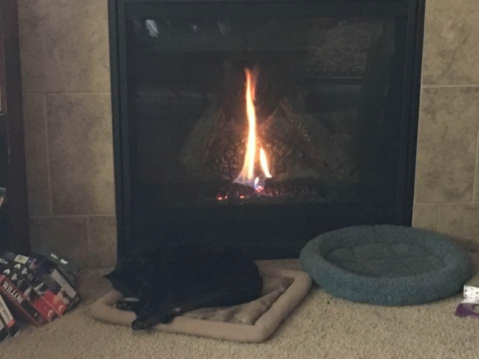 I don't know what she is going to do when the weather gets warmer...