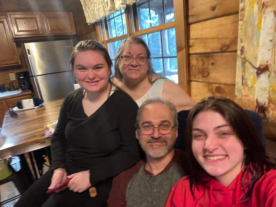 Relaxing in Hocking Hills.