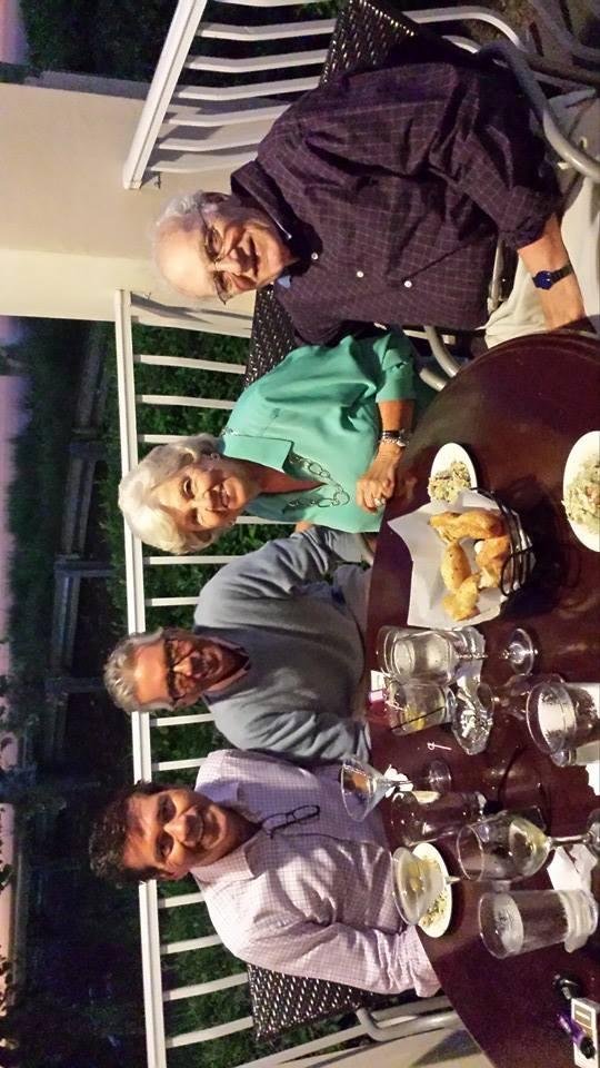 Dinner with the 3 most handsome guys in Naples.