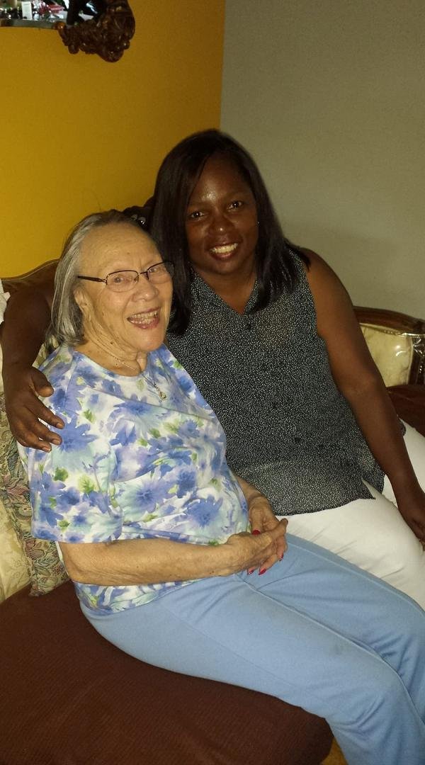 We are having the time of lives with soon to be 103 years old---Ms Anna Thornton. She my Grandmother's life time friend.