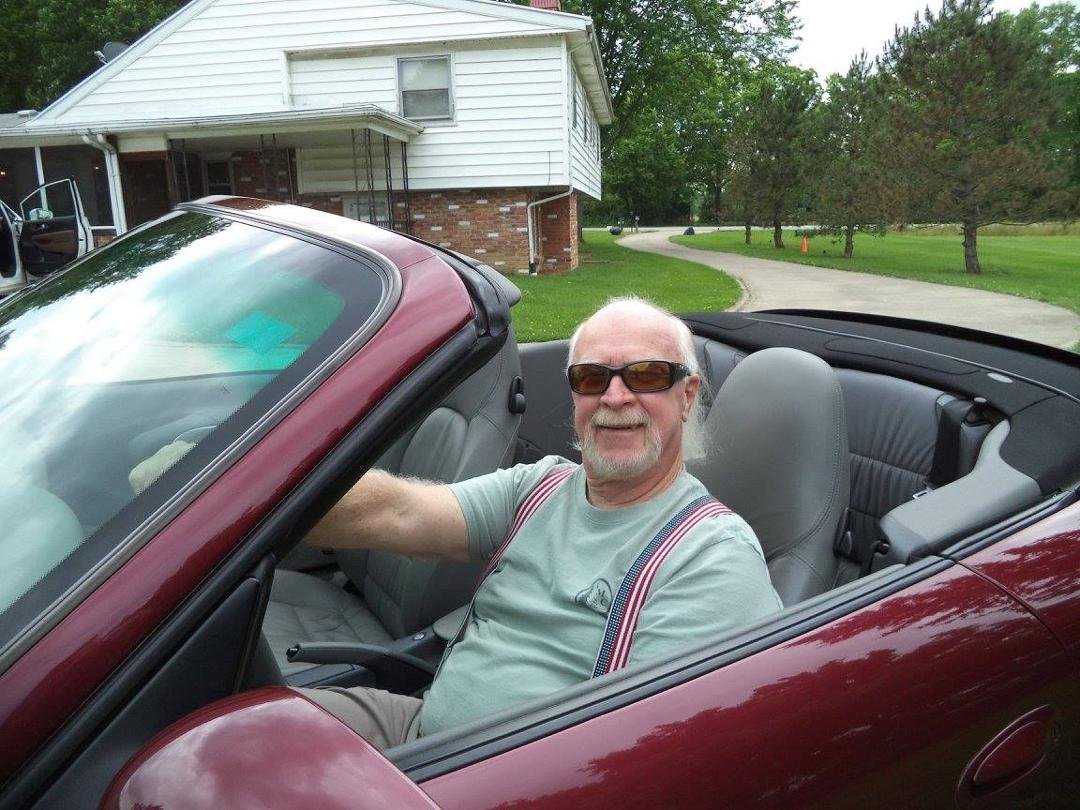 Proof of the fact that old men are the same as young boys except for the cost of their toys.