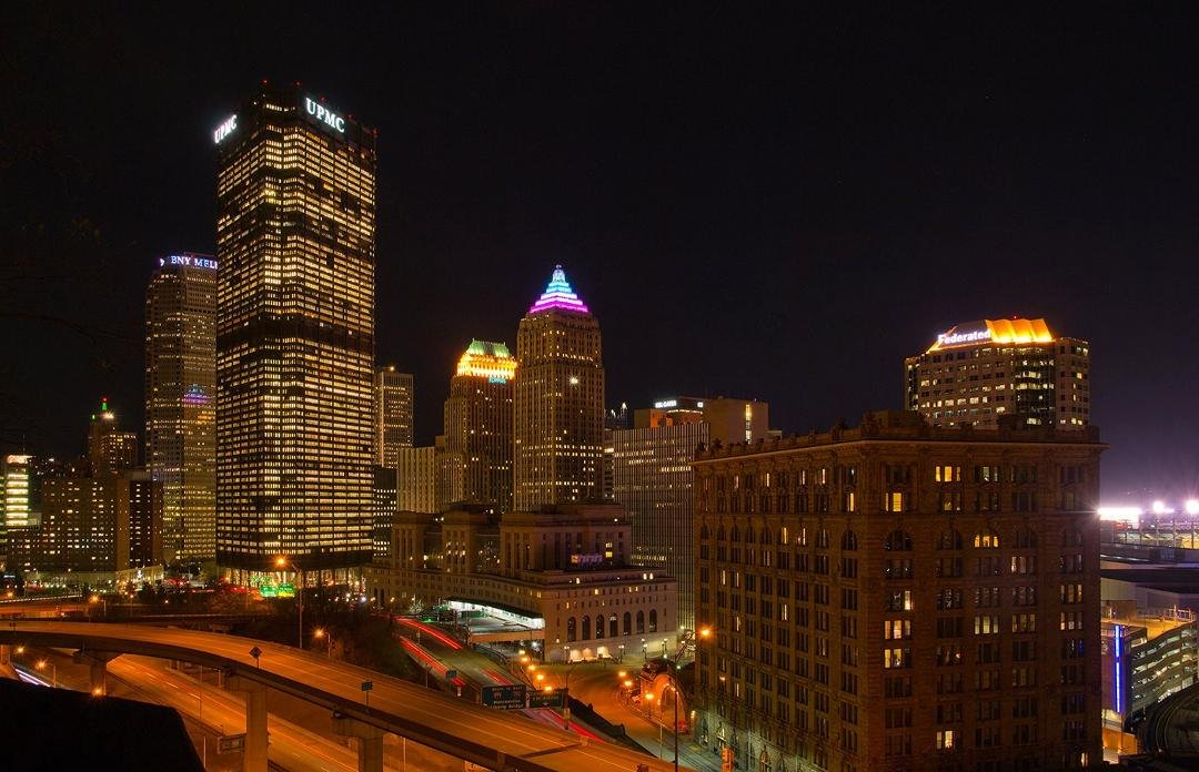 Light-Up Night, 2015. Photographed from the old Connely School.