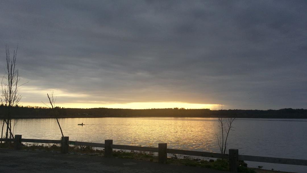 Sunrise over Round Lake, NY 04/30/2016 6:32am
