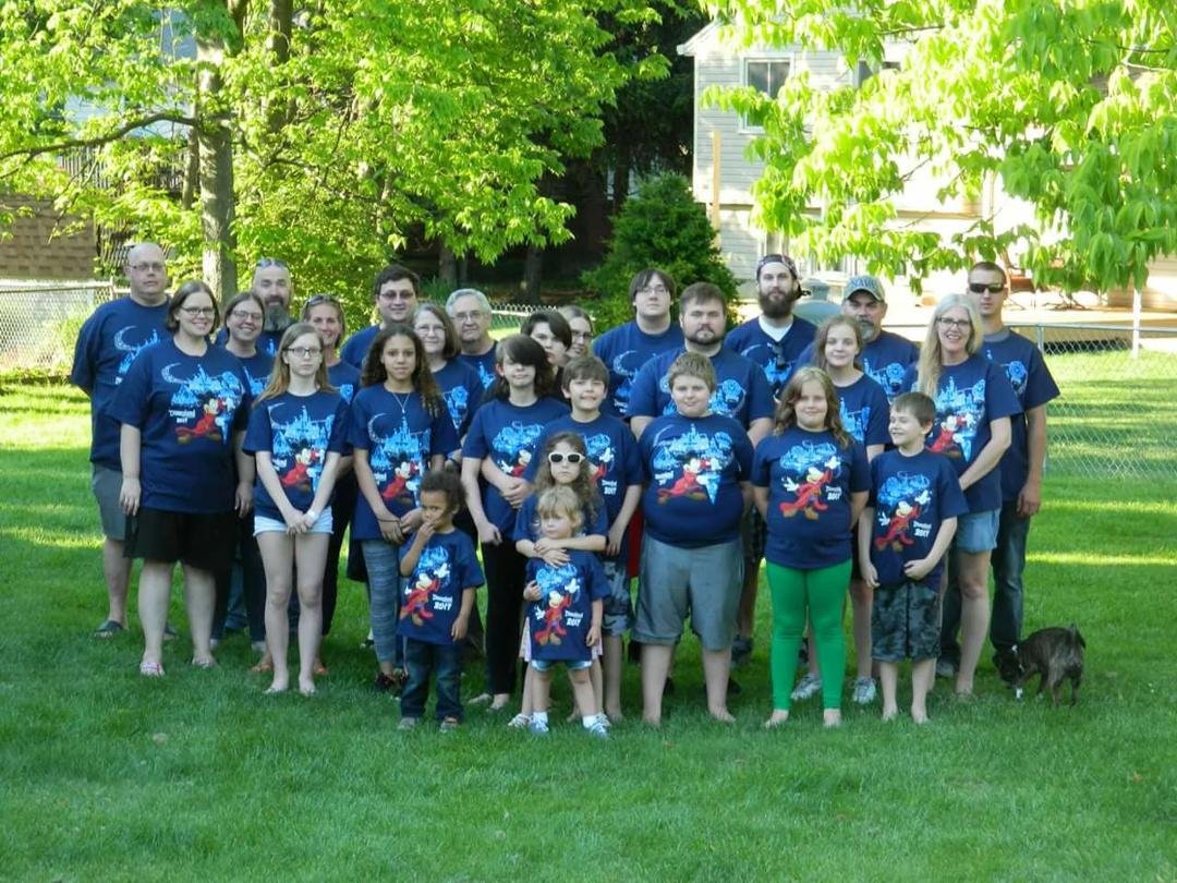 The family on our ohio trip.