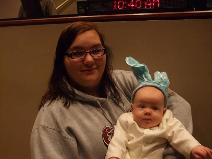 This ones emma at about same age. The resemblence is uncanny. They look so much like their dad as baby but have enough of rheir moms look not to be identical.