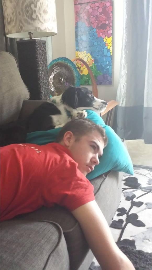 Nothing better than a man and his dog.