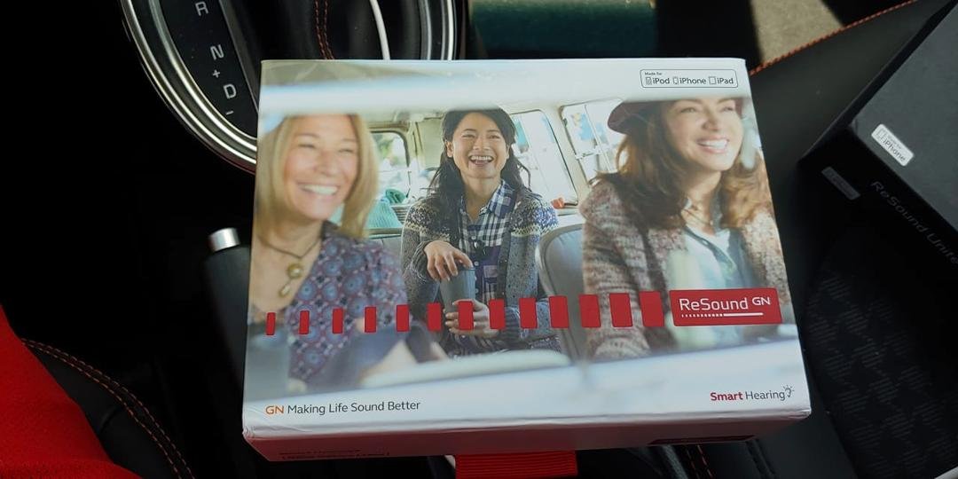 Just picked up my new hearing aids. This is the box they came in. Will show the aids when I get home.