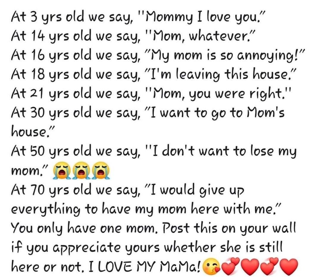 Mother, mama, mommy, mom by so many names over time.