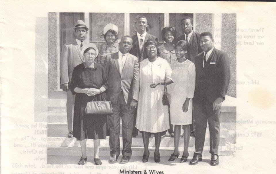 FB family Brown Faith Temple picture from past. Elder Brown great pastor