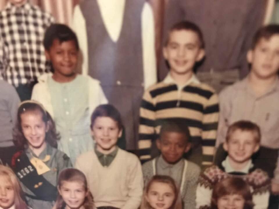 I was asked if I could name the girl in the top left of this photo! Anybody from Scotland know who she is? I see Doreen’s brother Gil!