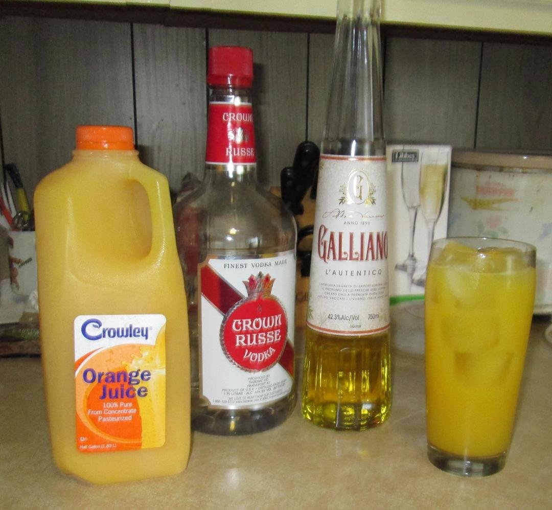 You Work 50 to 60 hours a week! Your Tired and Thirsty when you come "Home"! There is "NOTHING" Like an OLD Fashion "HARVEY WALL BANGER"!!!

PS - You must be 50 plus to remember this One!!!