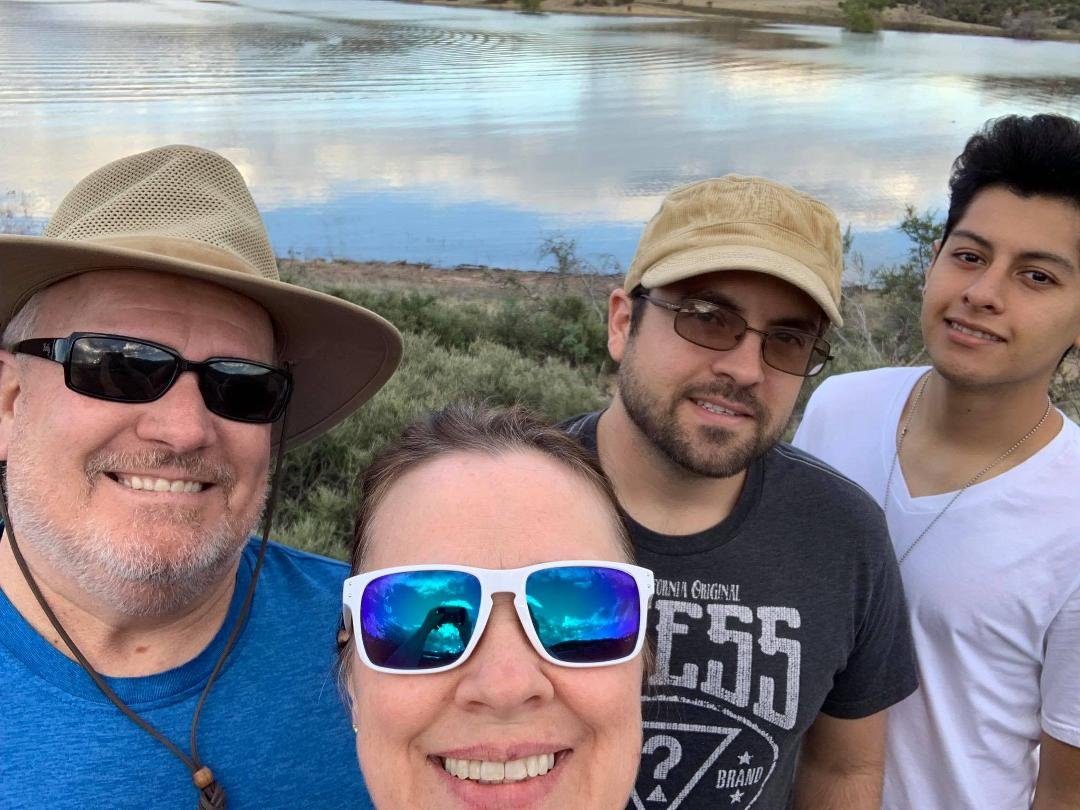 Justin Tyler Alejandro, Amanda, and me in Prescott Arizona